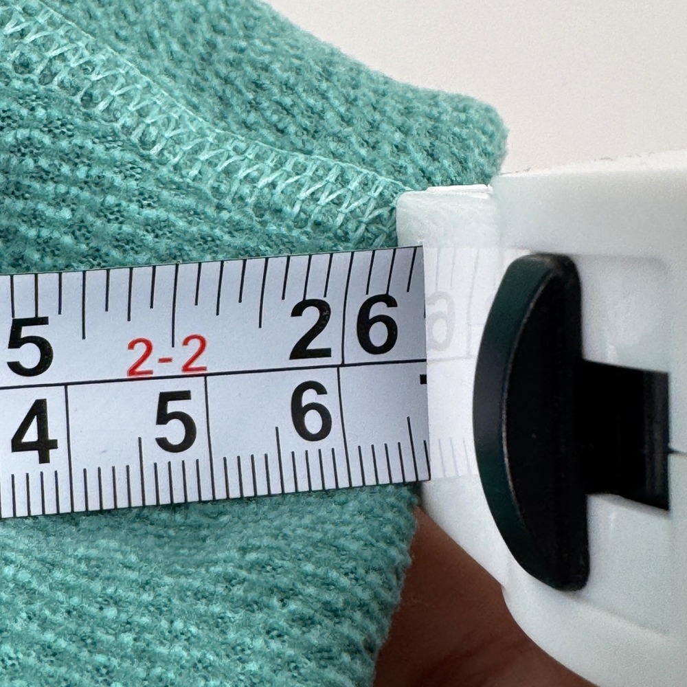 The North Face Quarter Zip Pullover Mens XXL Teal Fleece Outdoor Sweater - Picture 6 of 7